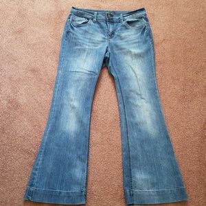 Baccini med wash flare jeans size 12